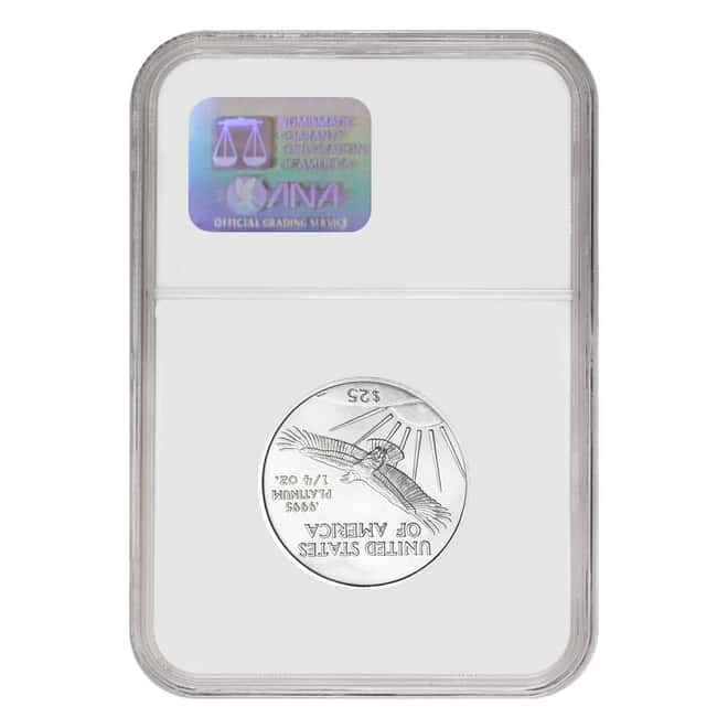 2005 1/4 oz $25 Platinum American Eagle NGC MS 70