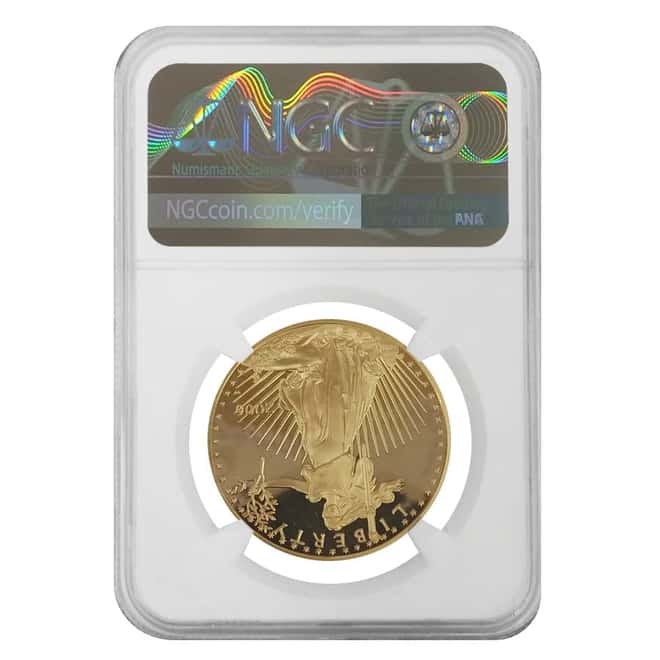 2006 W 1 oz $50 Proof Gold American Eagle NGC PF 69 UCAM Mint Error (Rev Struck Thru)