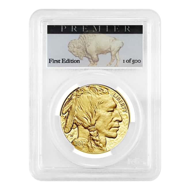 2017 W 1 oz $50 Proof Gold American Buffalo PCGS PF 70 DCAM