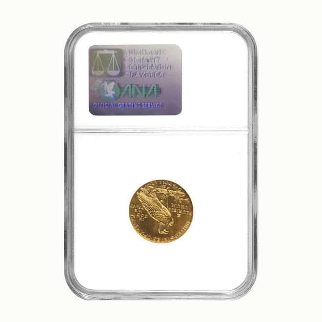 1911 $2.5 Indian Head Quarter Eagle Gold Coin NGC MS 63