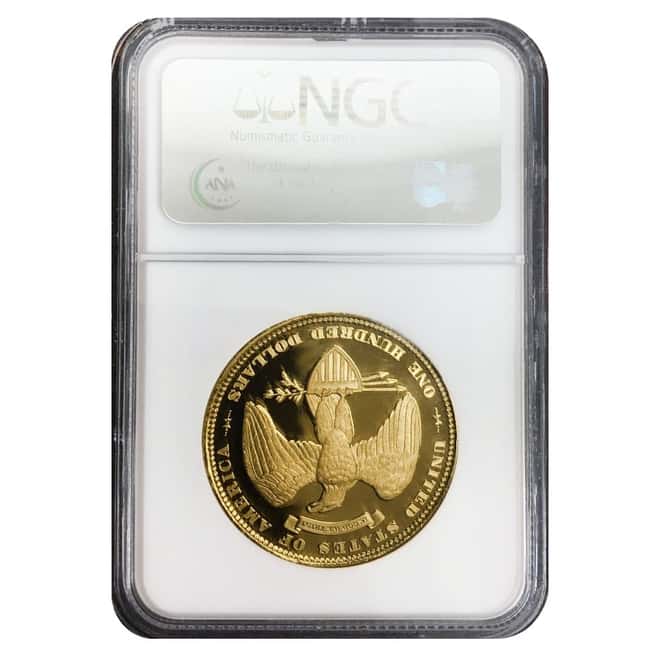 2005 1 oz Gold George T. Morgan $100 Union Private Issue NGC Gem Proof UCAM (w/Box & COA)
