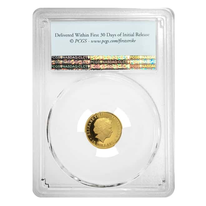 2016-P 1/10 oz $15 Gold Australian Koala Proof Coin PCGS PF 70 DCAM First Strike