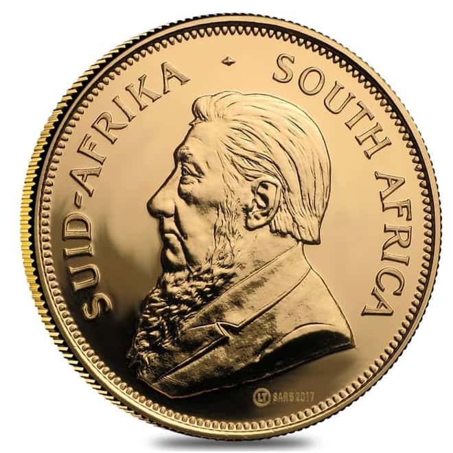 1967 South Africa 1 oz Proof Gold Krugerrand Restrike (50th Annv. Privy)