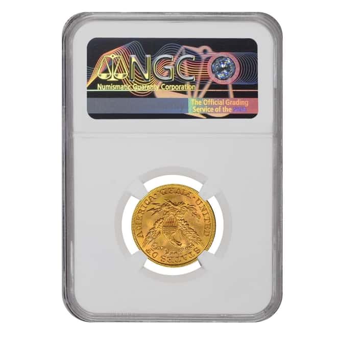 1881/1880 $5 Liberty Head Half Eagle Gold Coin NGC MS 63 FS-301 