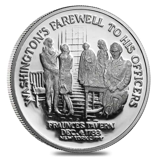 1976 1/2 oz Platinum George Washington Proof Comm. Medal