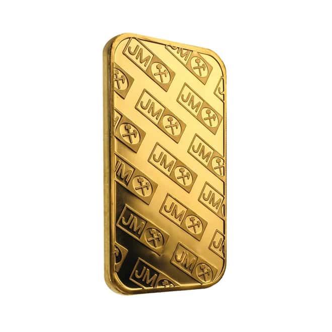 1/2 oz Johnson Matthey Gold Bar .9999 Fine (Sealed)