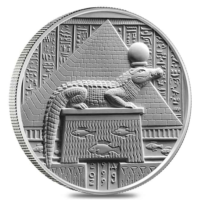 Sobek 2 oz Ultra High Relief Silver Round .999 Fine
