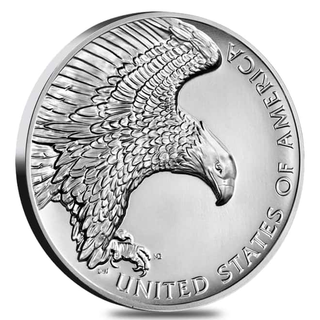 2019 P 2.5 oz American Liberty High Relief Silver Medal (w/Box & COA)