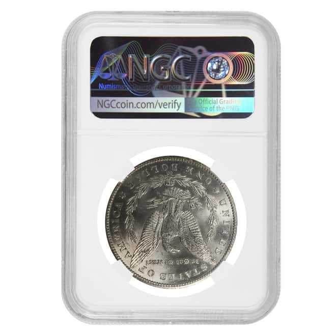 1885-CC Silver Morgan Dollar NGC MS 62