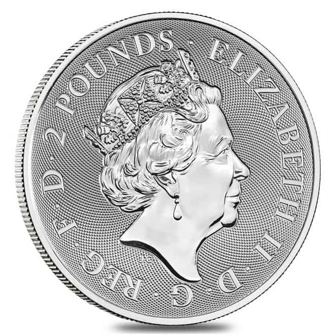 2019 Great Britain 1 oz Silver Valiant Coin .9999 Fine BU In Cap