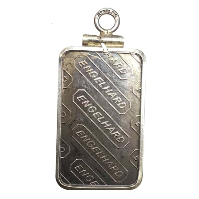 5 gram Engelhard (EMC) Silver Vintage Bar .999 Fine (absent serial number variation)