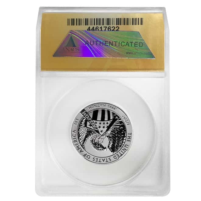 2007 W 1/2 oz $50 Platinum American Eagle Reverse Proof Coin ANACS PF 70 DCAM