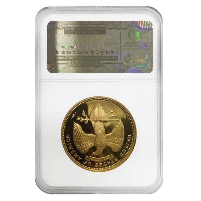 2010 1 oz Gold George T. Morgan $100 Union Private Issue NGC Gem Proof UCAM