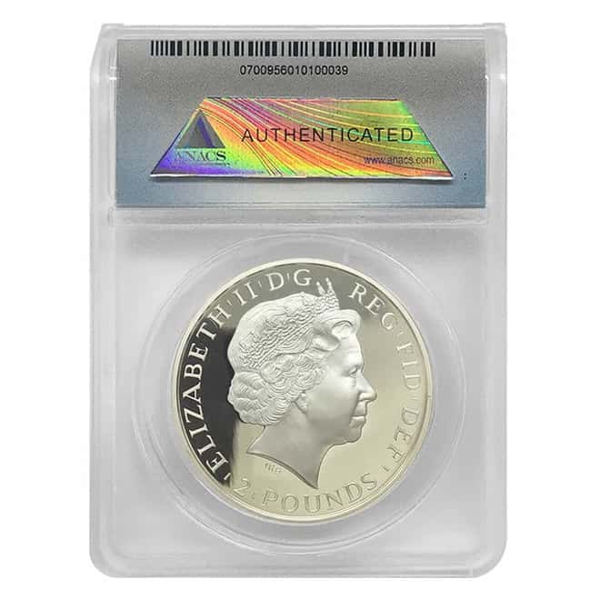 2014 Great Britain 1 oz Proof Silver Year of the Horse ANACS PF 70