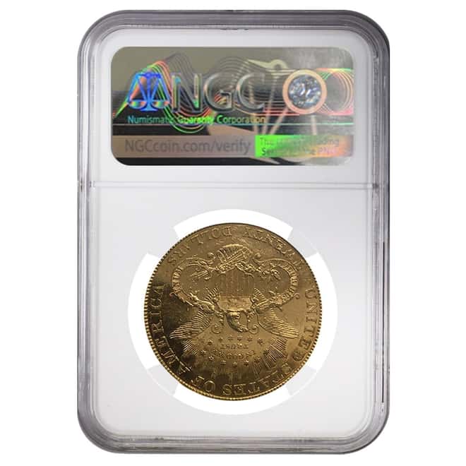 1900 S $20 Liberty Head Double Eagle Gold Coin NGC AU 58 PL