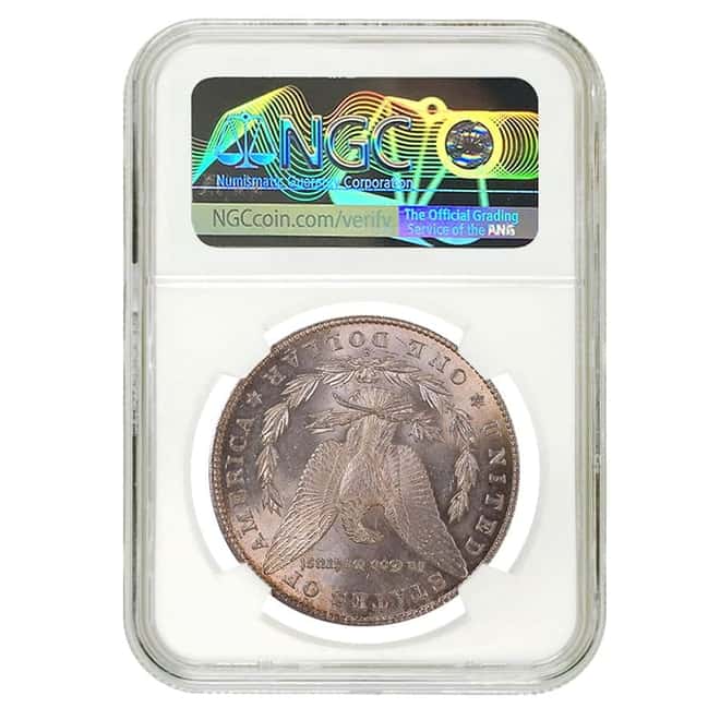 1887 S Morgan Silver Dollar $1 NGC MS 62