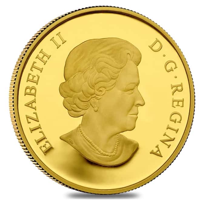 2015 $150 Canadian Year of the Sheep Proof Gold Coin AGW .2855 oz (w/Box & COA)