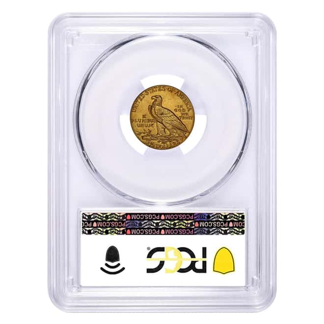 1911-D $2.5 Indian Head Quarter Eagle Gold Coin PCGS AU 58