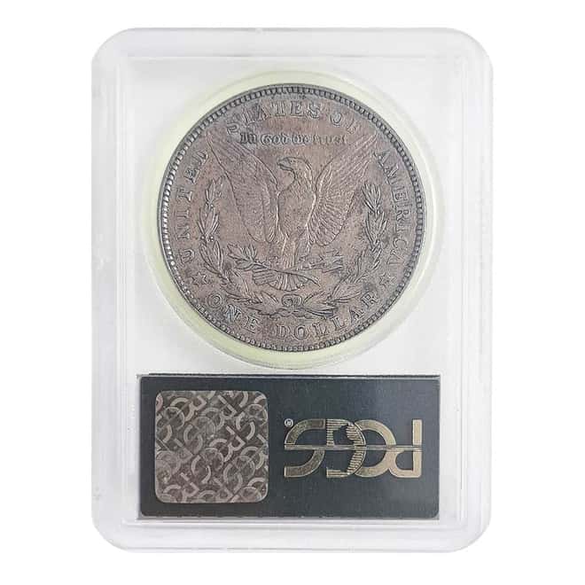 1921-D Morgan Silver Dollar $1 Sample Slab PCGS Circulated