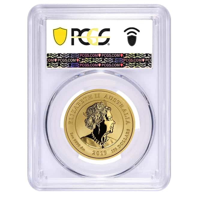 2019 1 oz Moon Landing 50th Ann. Australia Perth Mint Gold Coin PCGS MS 70