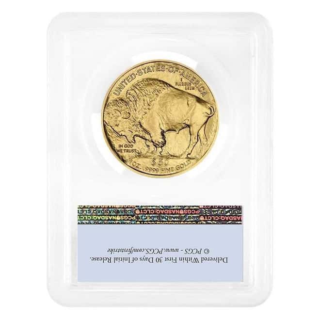 2020 1 oz $50 Gold American Buffalo Coin PCGS MS 70 FS
