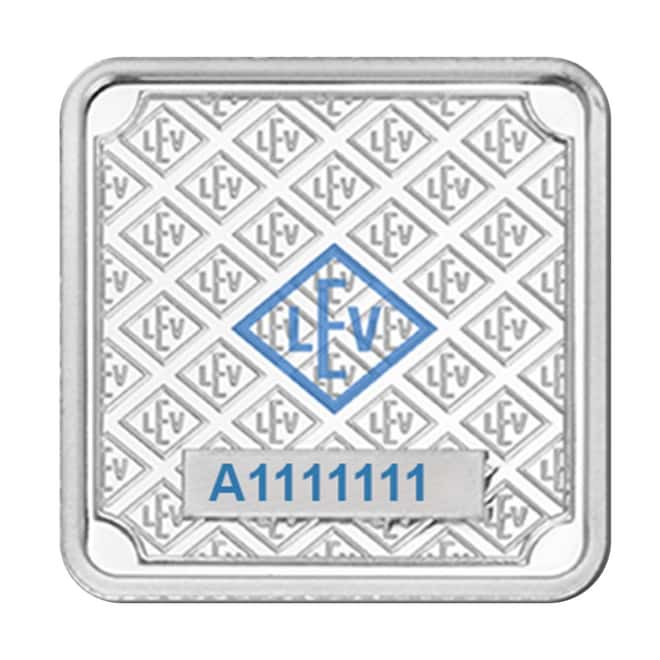 NO ASSAY - 5 Gram Geiger Original Square Silver Bar .999 Fine