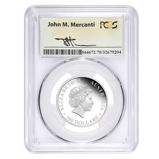 2015 1 oz Proof Platinum Australian Wedge-Tailed Eagle Perth Mint PCGS PF 70 DCAM (John M. Mercanti)