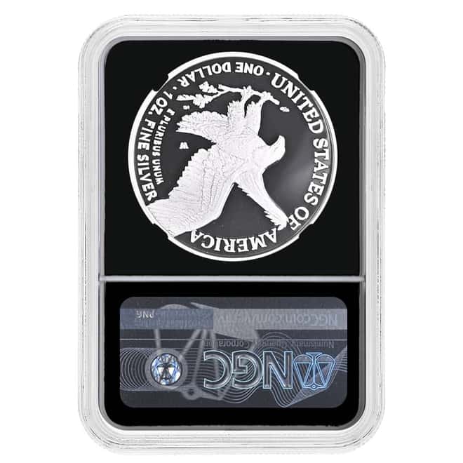 2022-W 1 oz Proof Silver American Eagle NGC PF 70 FDOI (Gaudioso)