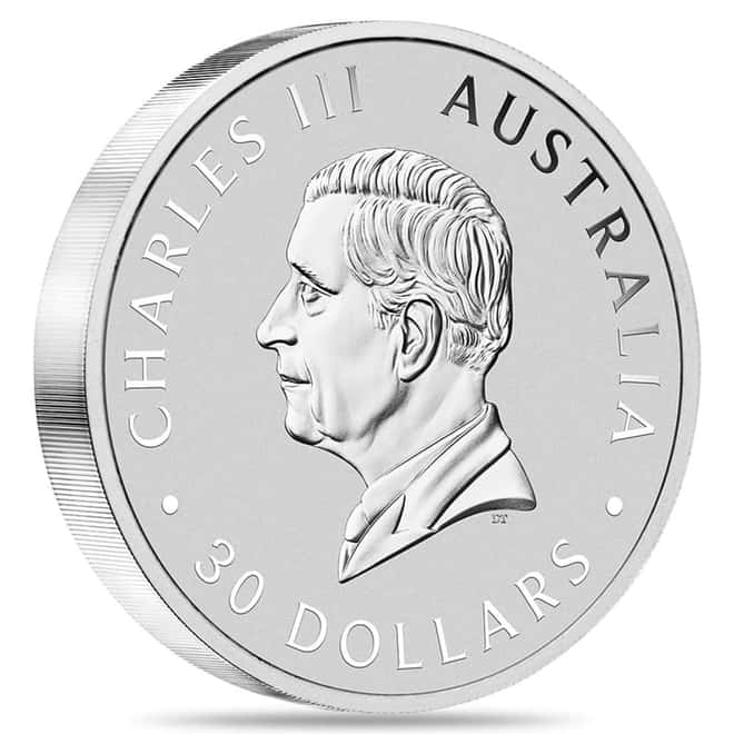 2025 1 Kilo Silver Australian Kookaburra Perth Mint BU