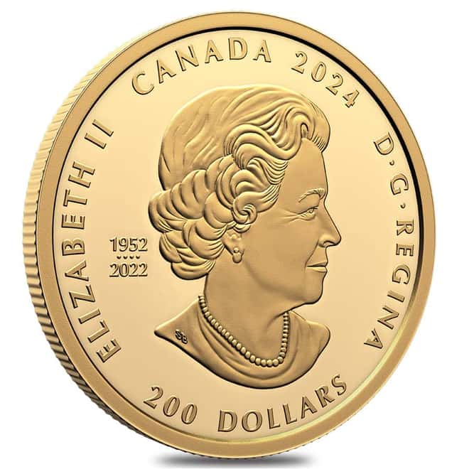 2024 Canada 1 oz Transcendence and Tranquility Canada's Diversity Gold Coin (Turquoise)