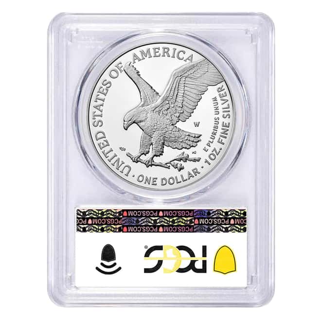 2023-W 1 oz Proof Silver American Eagle Congratulations Set PCGS PF 70 DCAM FDOI