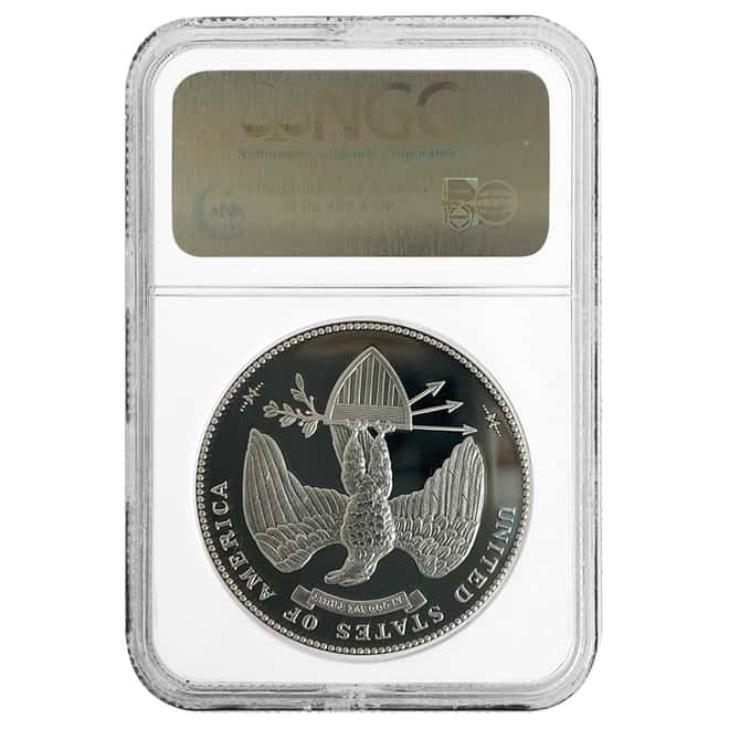 2008 1.5 oz Silver George T. Morgan $100 Union Private Issue Coin NGC Gem Proof