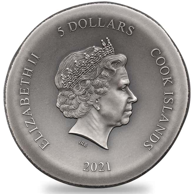 2021 1 oz Silver Athena's Owl Tetradrachm - Numismatic Icons Coin Cook Islands .999 Fine (w/Box & COA)