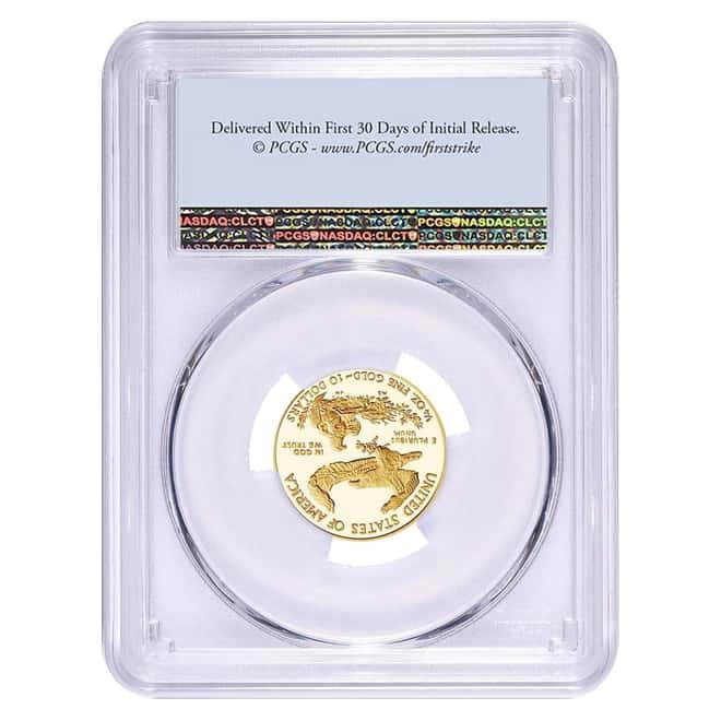 2021-W 1/4 oz $10 Proof Gold American Eagle PCGS PF 69 DCAM First Strike