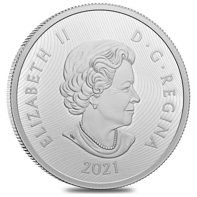 2021 Canada 82.3 gram Silver Lake Louise High Relief Coin .9999 Fine (w/Box & COA)