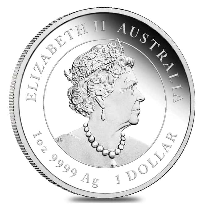 2022 1 oz Proof Silver Lunar Year of The Tiger Australian Perth Mint (w/Box & COA)