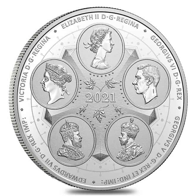 2021 Canada 5 oz First 100 Years of Confederation - Canada Takes Wing Proof Silver Coin .9999 Fine (w/Box & COA)