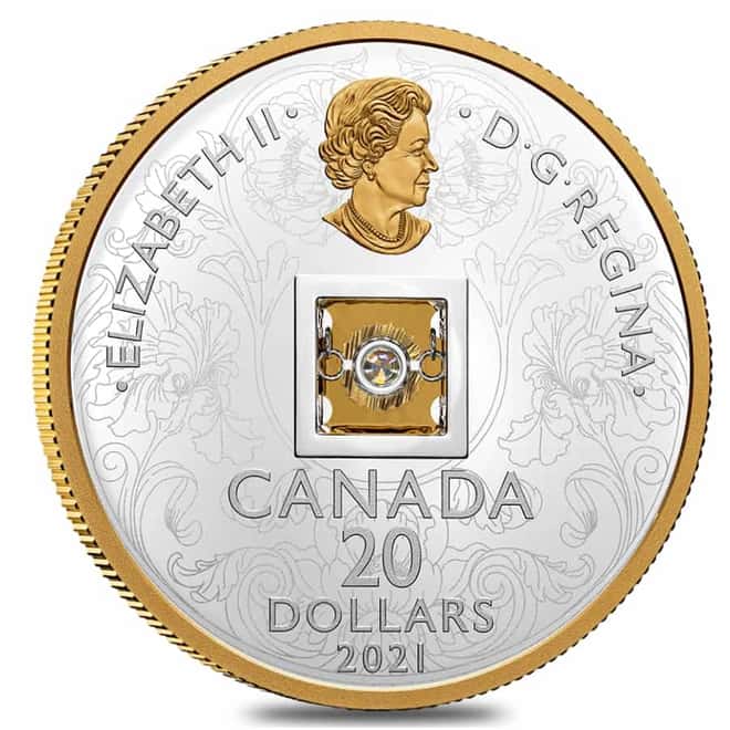 2021 Canada 0.67 oz Sparkle of the Heart Proof Silver Coin .9999 Fine (w/Box & COA)