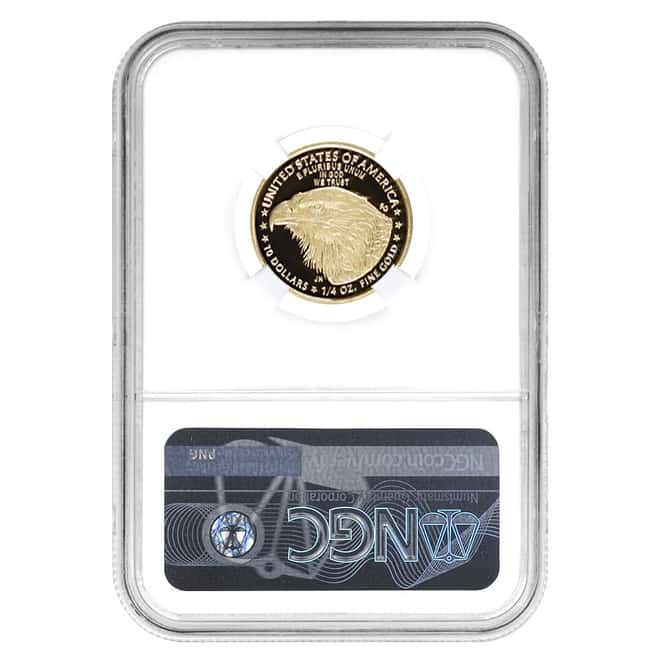 021-W 1/10 oz $5 Proof Gold American Eagle Type 2 NGC PF 70 UCAM