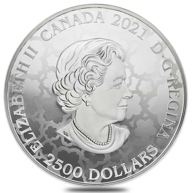 2021 Canada 1 Kilo Proof Platinum The Ultimate Coin with Pink Diamonds .9995 Fine (w/Box & COA)