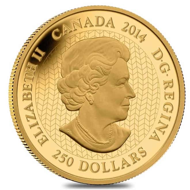 2014 Canada 2 oz Proof Gold Contemporary Art - Tim Barnard Coin .9999 Fine (w/Box & COA)