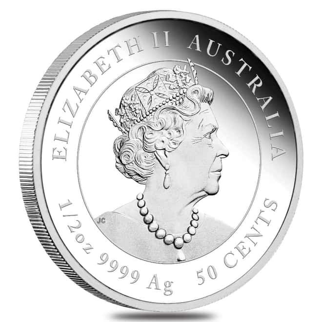 2023 1/2 oz Proof Silver Lunar Year of The Rabbit Australian Perth Mint (w/Box & COA)