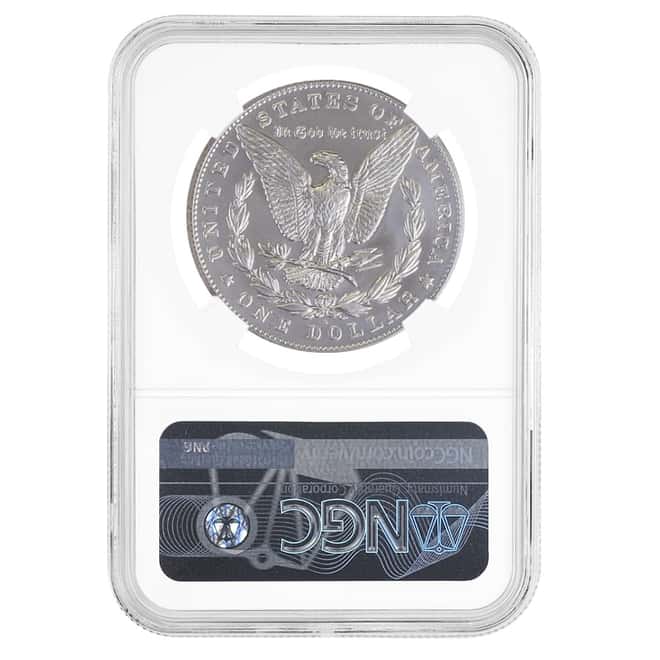 2021-S Morgan Silver Dollar Centennial NGC MS 69 ER Mint Error (Obv Struck Thru)