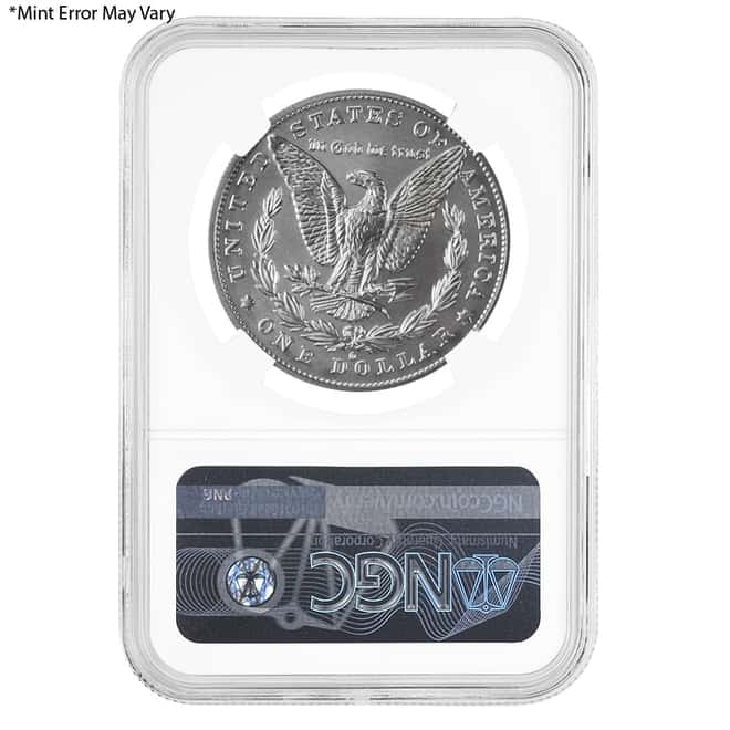 2021 Morgan Silver Dollar Centennial O Privy NGC MS 69 ER Mint Error (Obv Struck Thru)