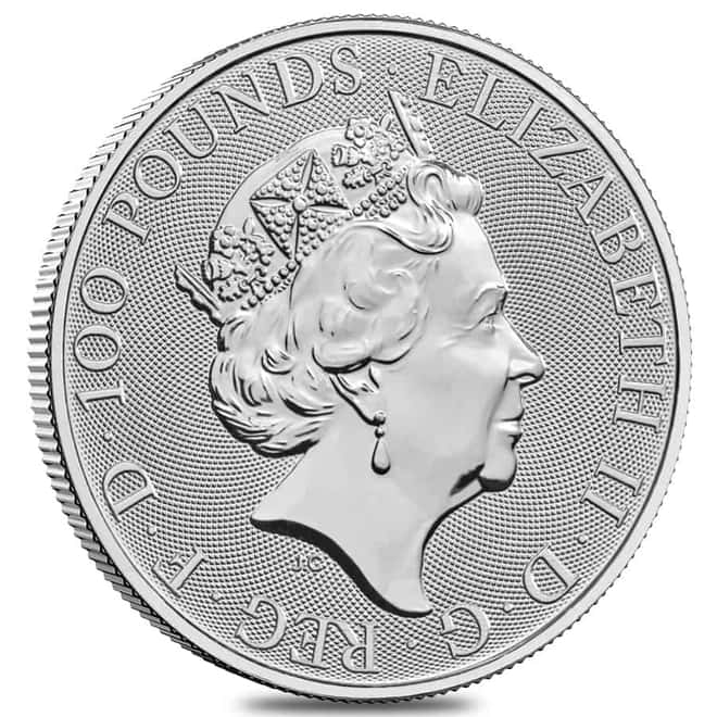 2023 Great Britain 1 oz Platinum The Tudor Beasts Yale of Beaufort Coin .9995 Fine BU