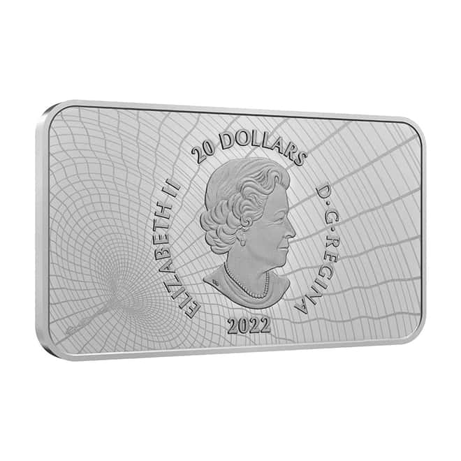 2022 Canada 1 oz Proof Silver The Yukon Encounter Coin Bar .9999 Fine (w/Box & COA)