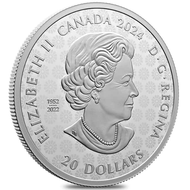2024 Canada 1 oz Transcendence and Tranquility Canada's Diversity Silver Coin (Turquoise)