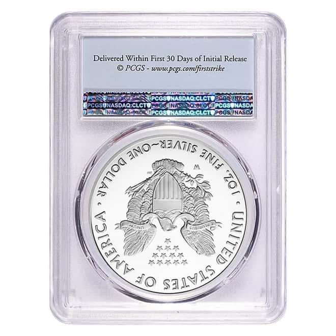2021-W 1 oz Proof Silver American Eagle PCGS PF 69 DCAM First Strike