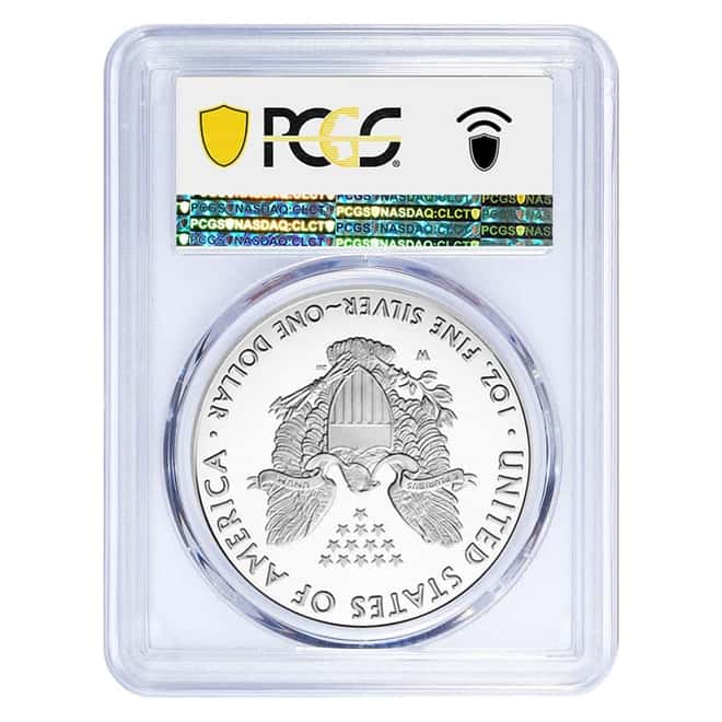 2021-W 1 oz Proof Silver American Eagle Congratulations Set PCGS PF 70 DCAM FDOI