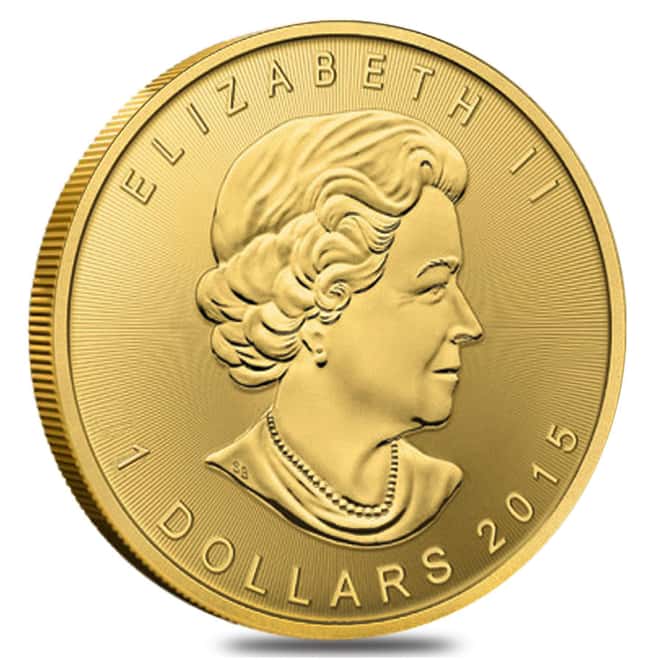 2015 1/20 oz Canadian Gold Maple Leaf (Sealed)